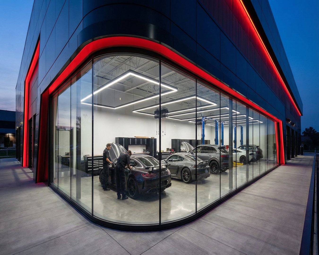 精神小妹汽车改装门店